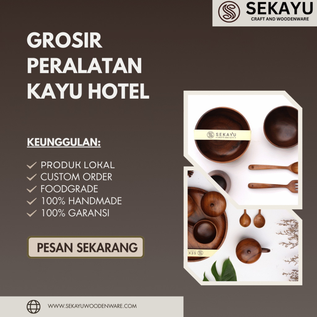 Grosir Peralatan Kayu Hotel