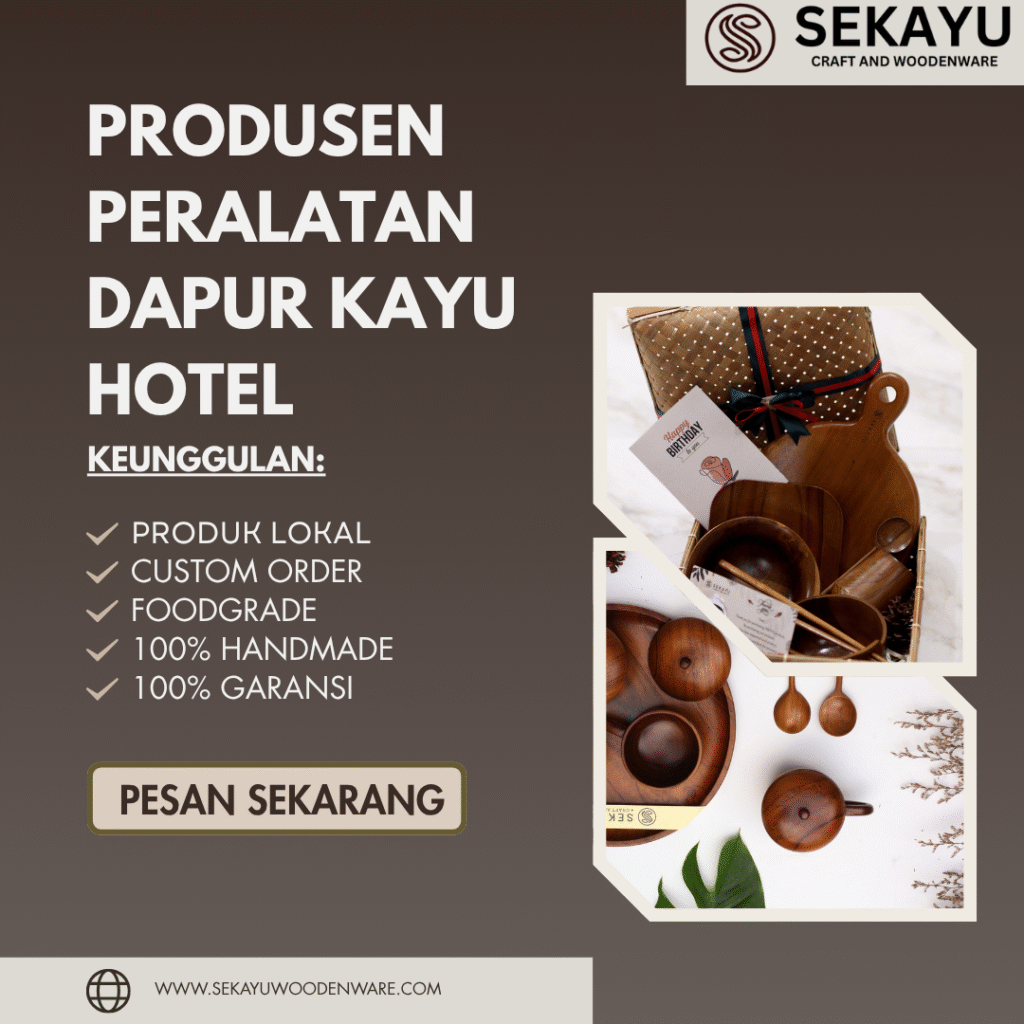 Produsen Peralatan Dapur Kayu Hotel