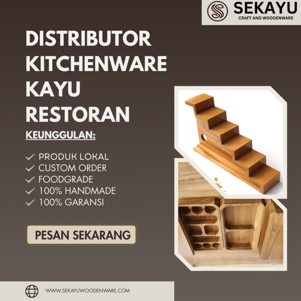 Distributor kitchenware kayu restoran