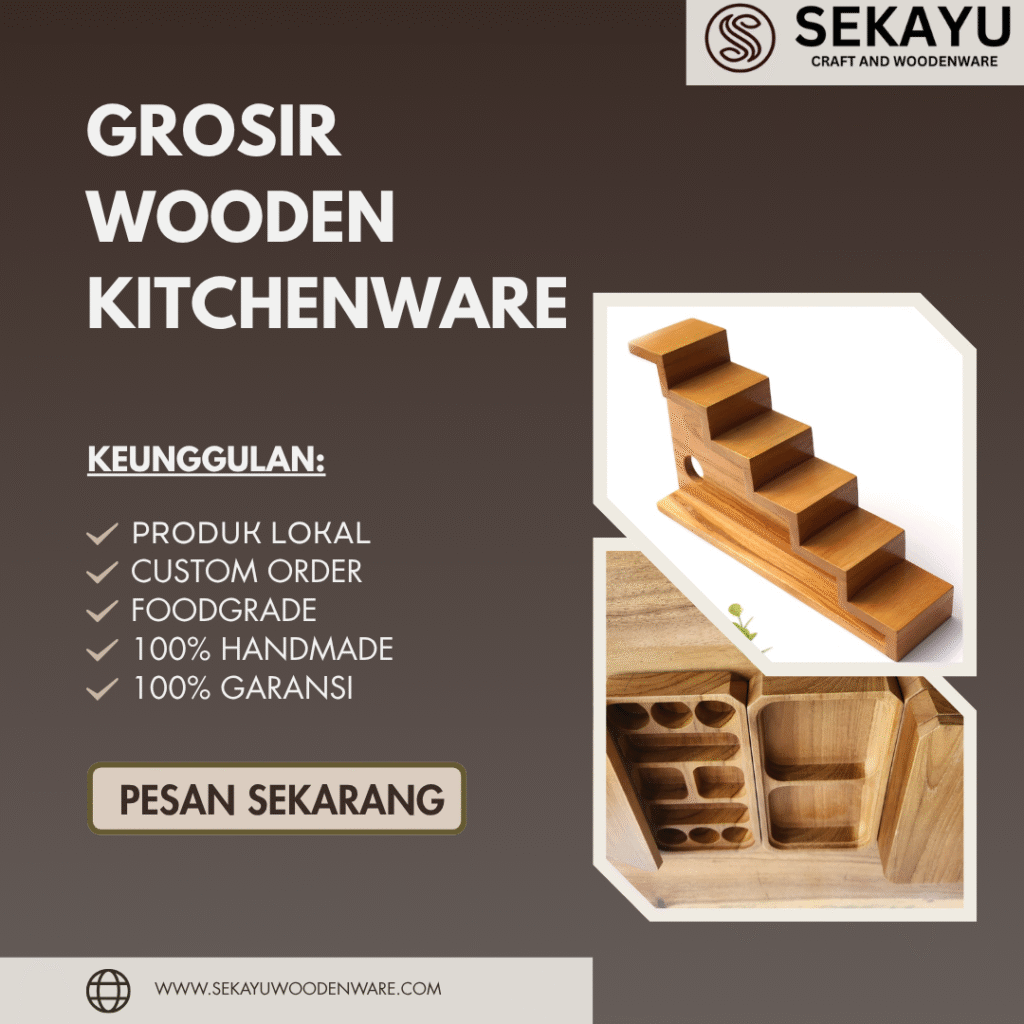 Grosir wooden kitchenware